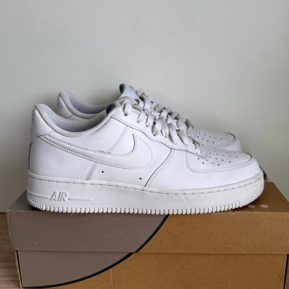 Nike Air Force 1 ‘Triple White’ Men Sneakers- SZ 9.5